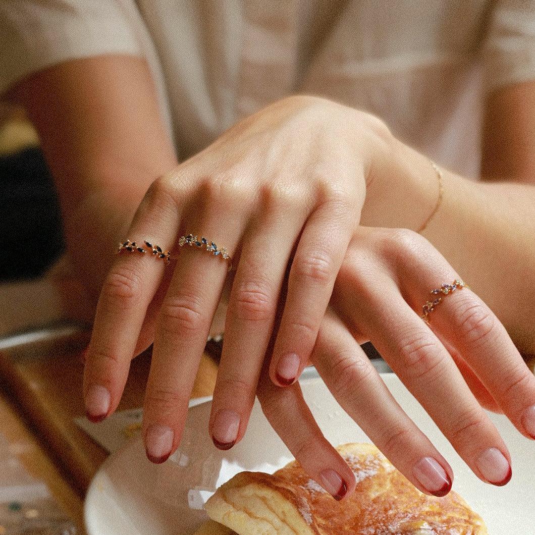 Stylish and Water-Resistant Gold Plated Ring - Perfect timeless necessary for every occasion