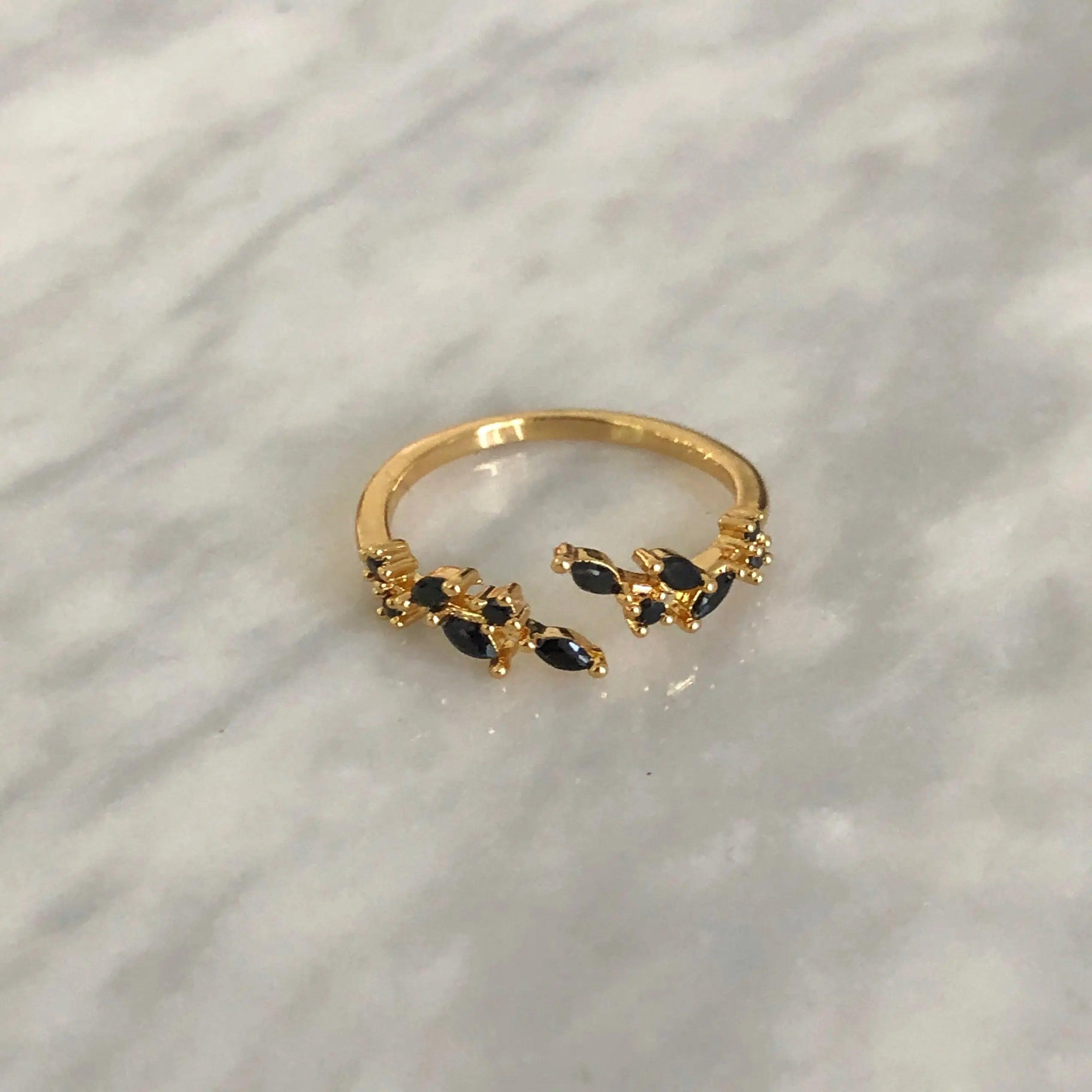 Stylish and Water-Resistant Gold Plated Ring - Perfect timeless necessary for every occasion