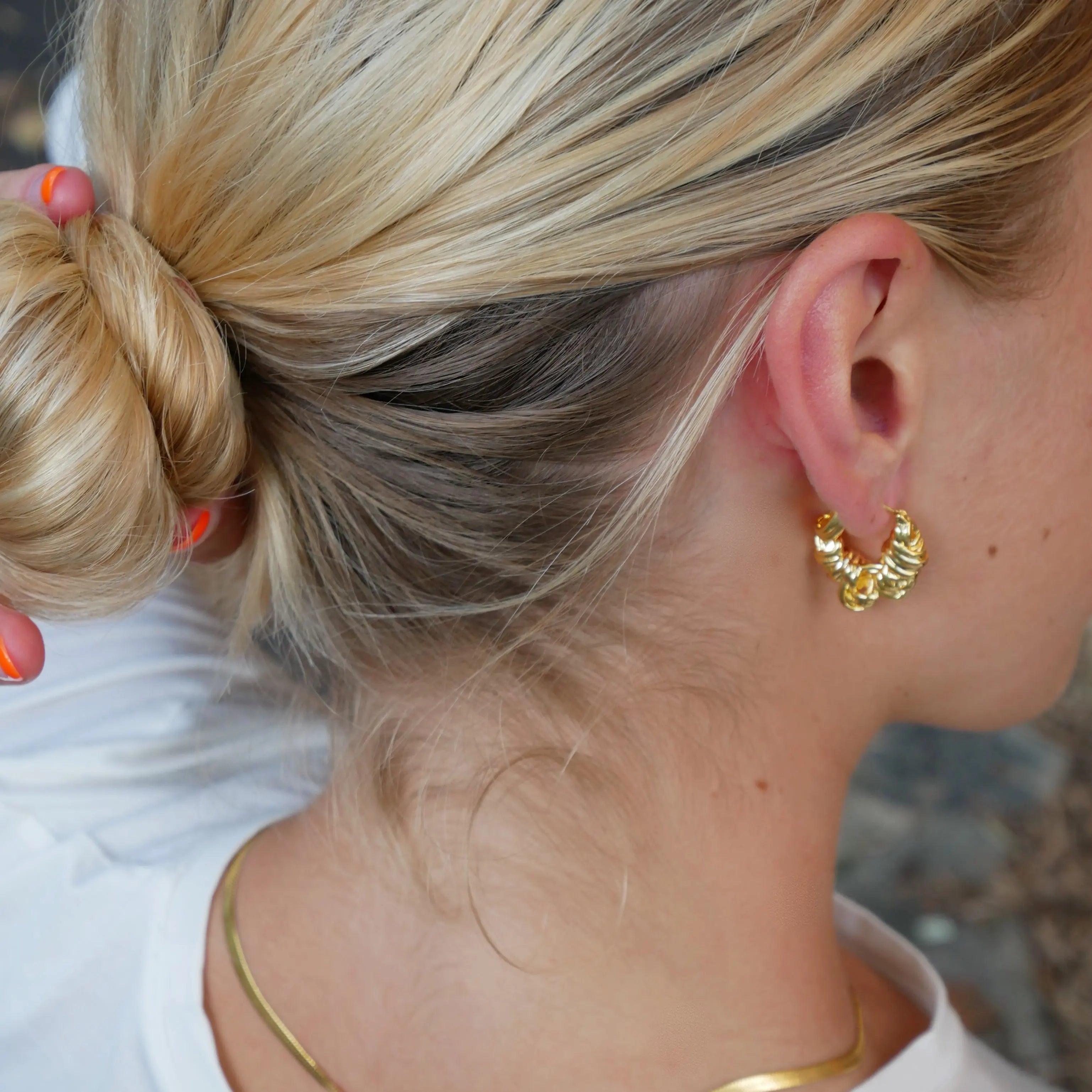 Stylish and Water-Resistant Gold Plated earring- Perfect timeless necessary for every occasion