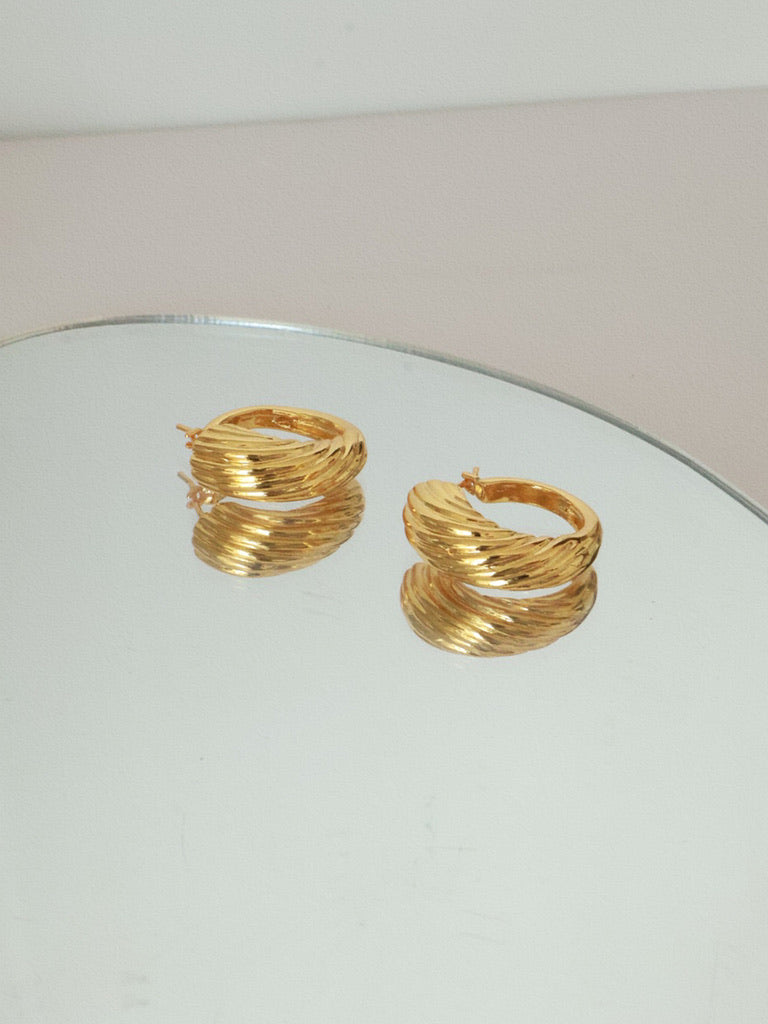 Stylish and Water-Resistant Gold Plated earrings- Perfect timeless necessary for every occasion