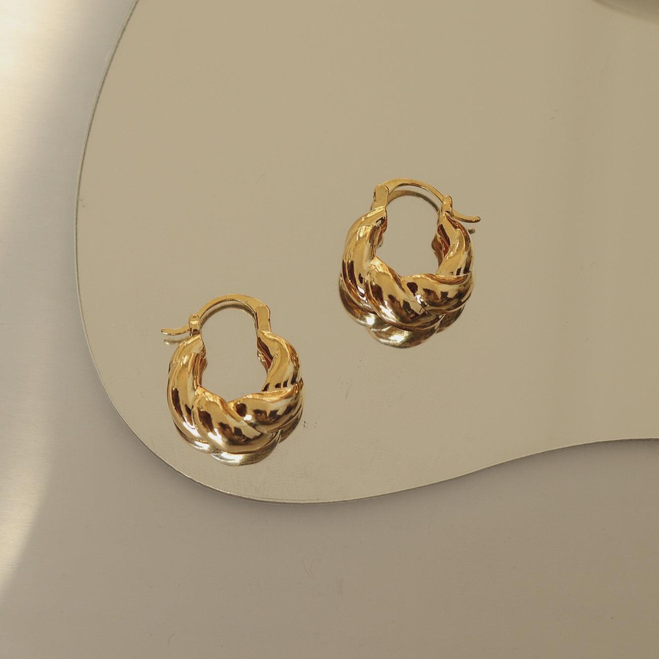 Stylish and Water-Resistant Gold Plated earrings- Perfect timeless necessary for every occasion