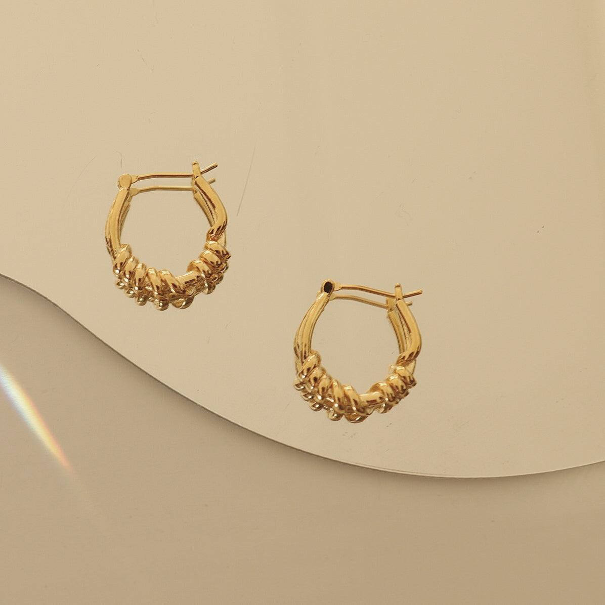 Stylish and Water-Resistant Gold Plated  earrings- Perfect timeless necessary for every occasion