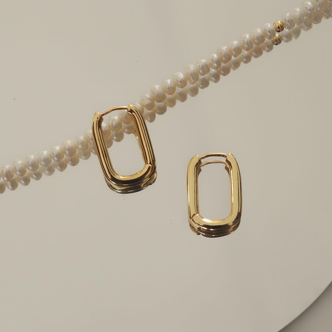 Stylish and Water-Resistant Gold Plated earring- Perfect timeless necessary for every occasion