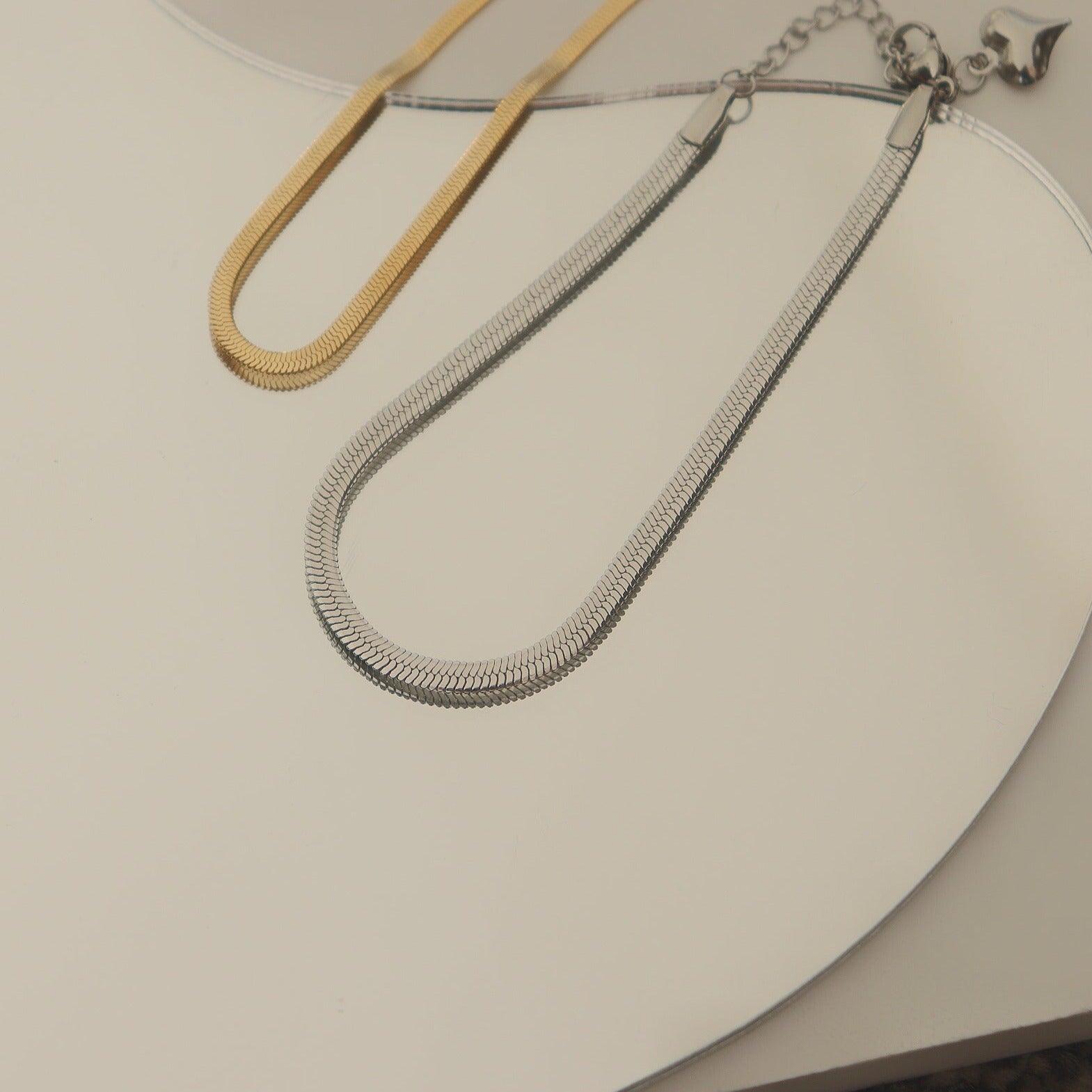 Stylish and Water-Resistant silver Plated Snake Chain Bracelets- Perfect timeless necessary for every occasion