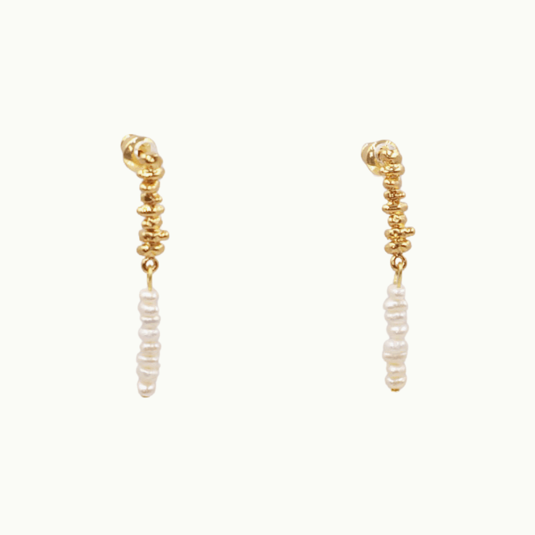 Exquisite Handmade Freshwater Pearl earrings- A Touch of Elegance for Every Occasion