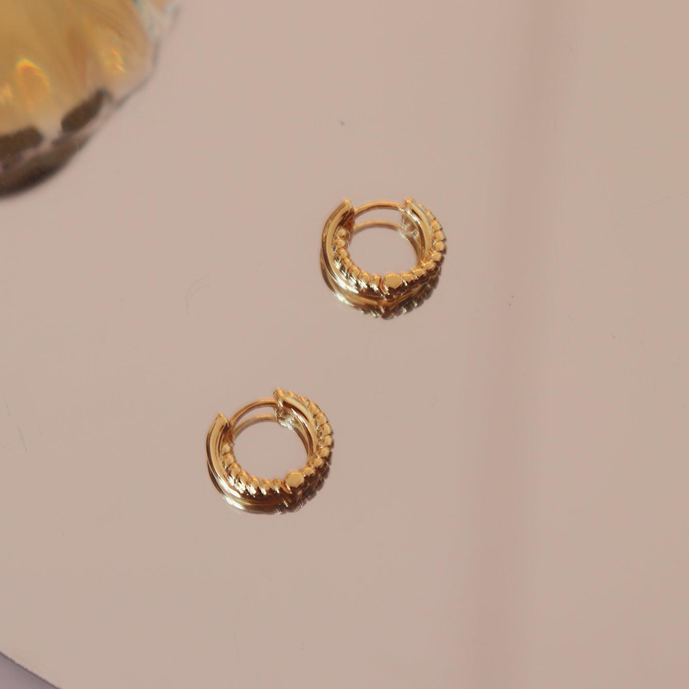 Stylish and Water-Resistant Gold Plated earring- Perfect timeless necessary for every occasion