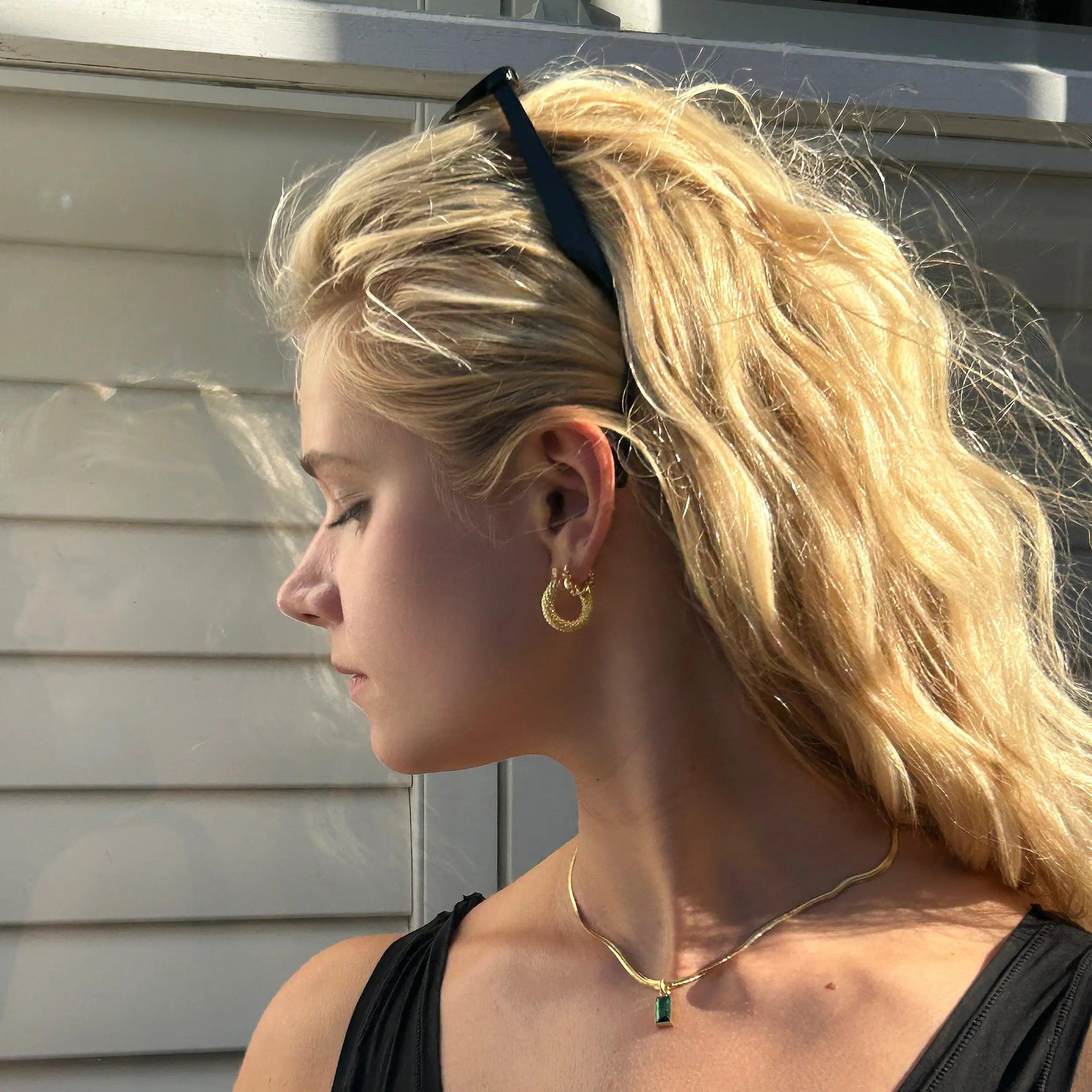 Stylish and Water-Resistant Gold Plated earrings- Perfect timeless necessary for every occasion