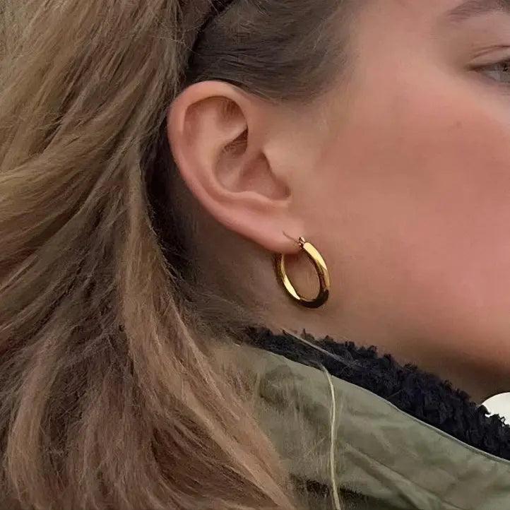 Stylish and Water-Resistant Gold Plated earrings- Perfect timeless necessary for every occasion
