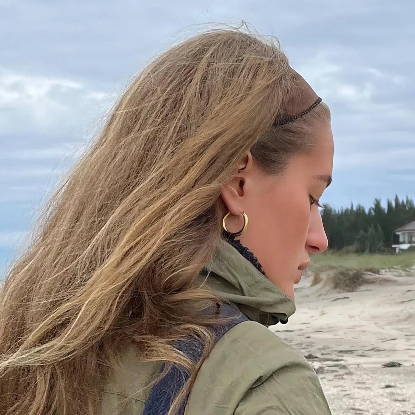 Stylish and Water-Resistant Gold Plated earrings- Perfect timeless necessary for every occasion