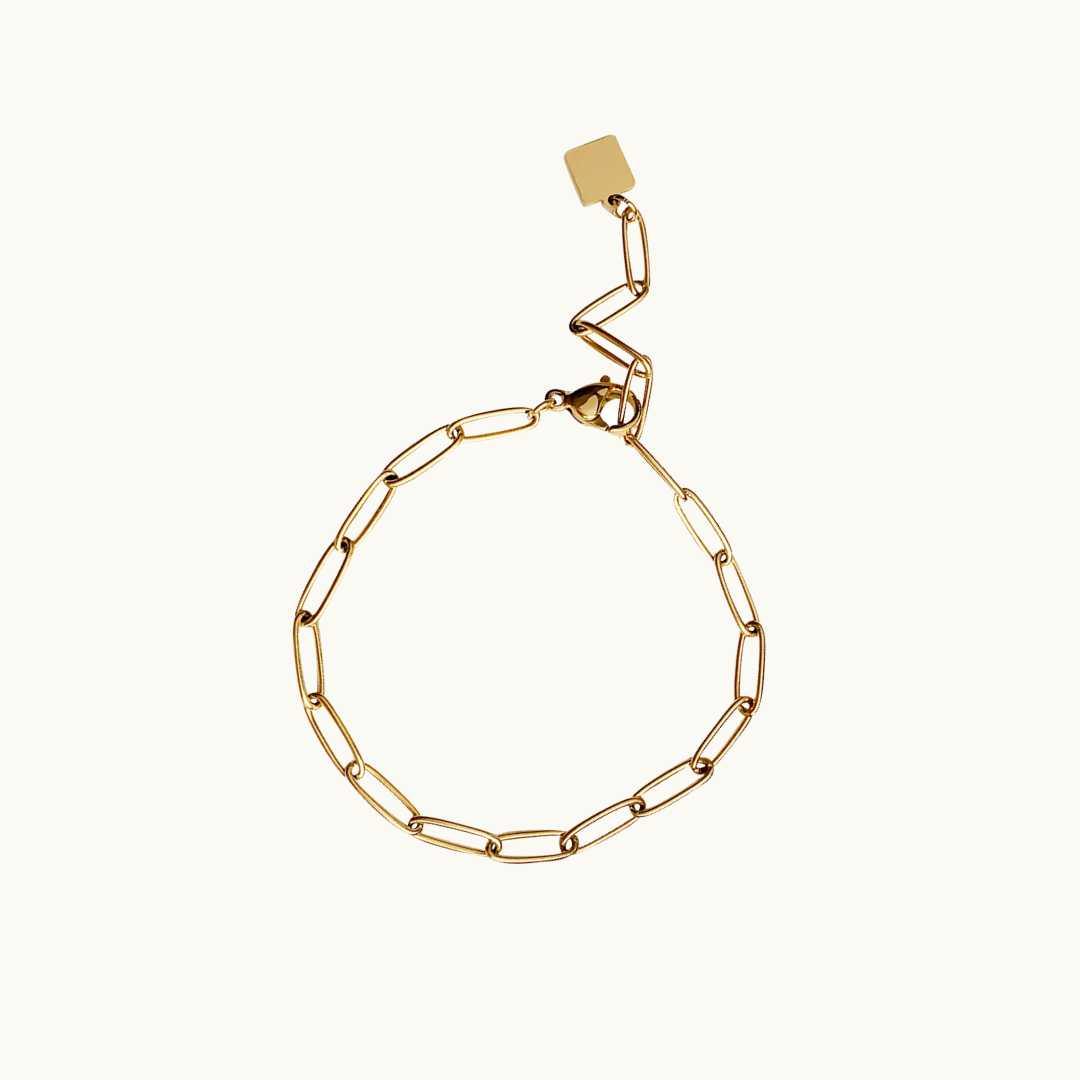 Stylish and Water-Resistant Gold Plated Chain Bracelets- Perfect timeless necessary for every occasion