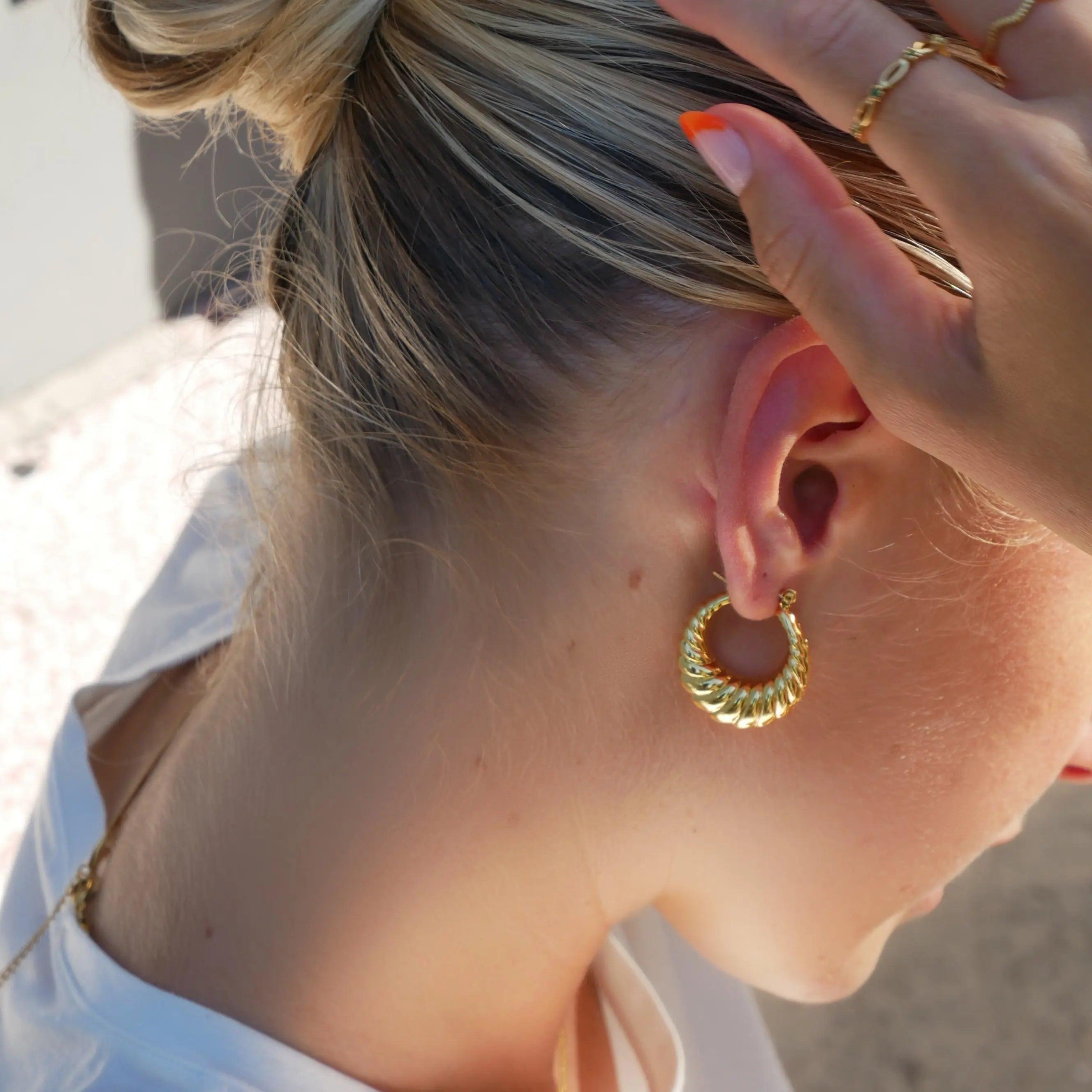 Stylish and Water-Resistant Gold Plated earrings- Perfect timeless necessary for every occasion