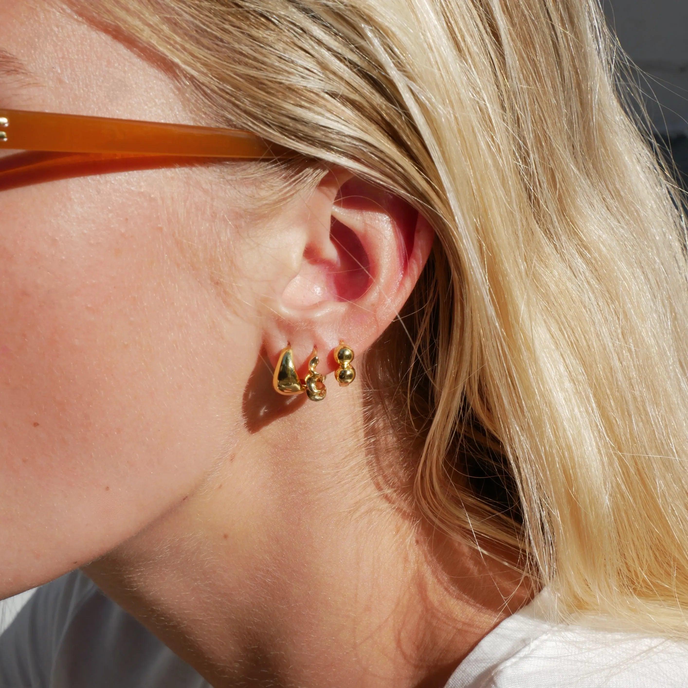 Stylish and Water-Resistant Gold Plated earrings- Perfect timeless necessary for every occasion