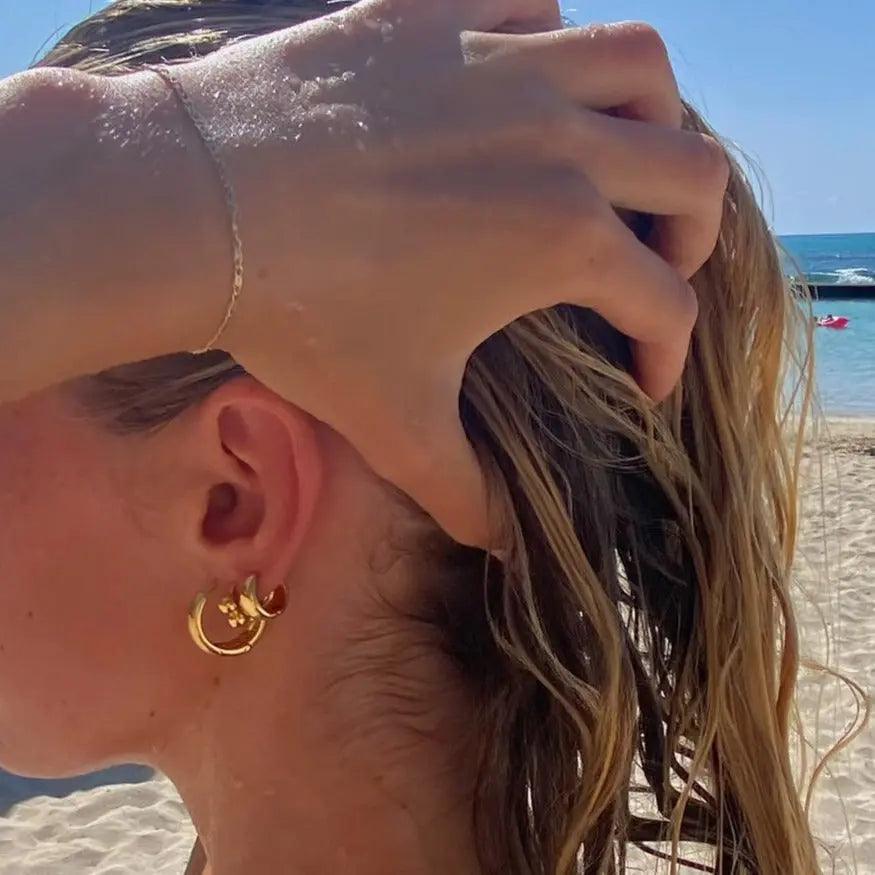 Stylish and Water-Resistant Gold Plated earrings- Perfect timeless necessary for every occasion