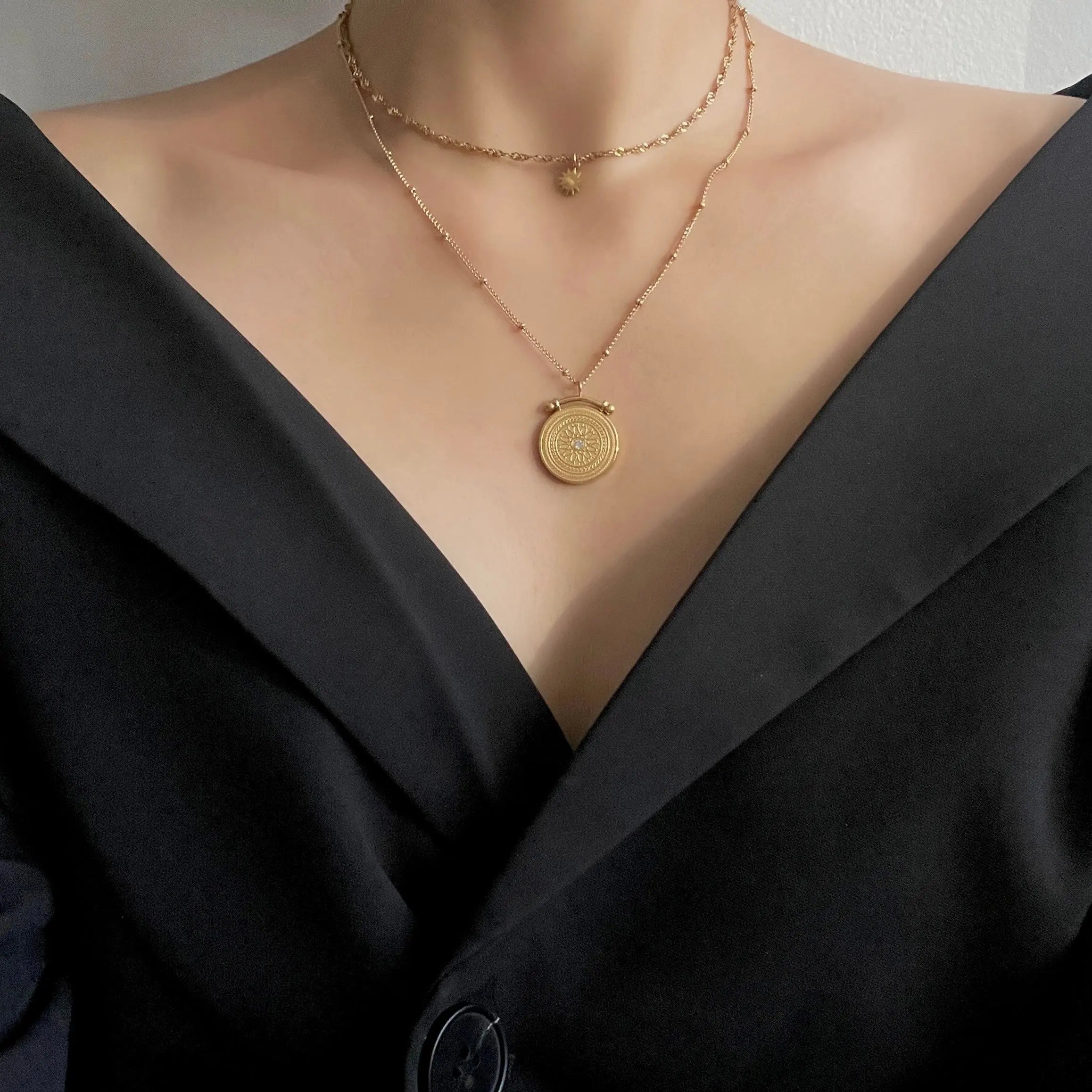 Stylish and Water-Resistant Gold Plated necklace- Perfect timeless necessary for every occasion