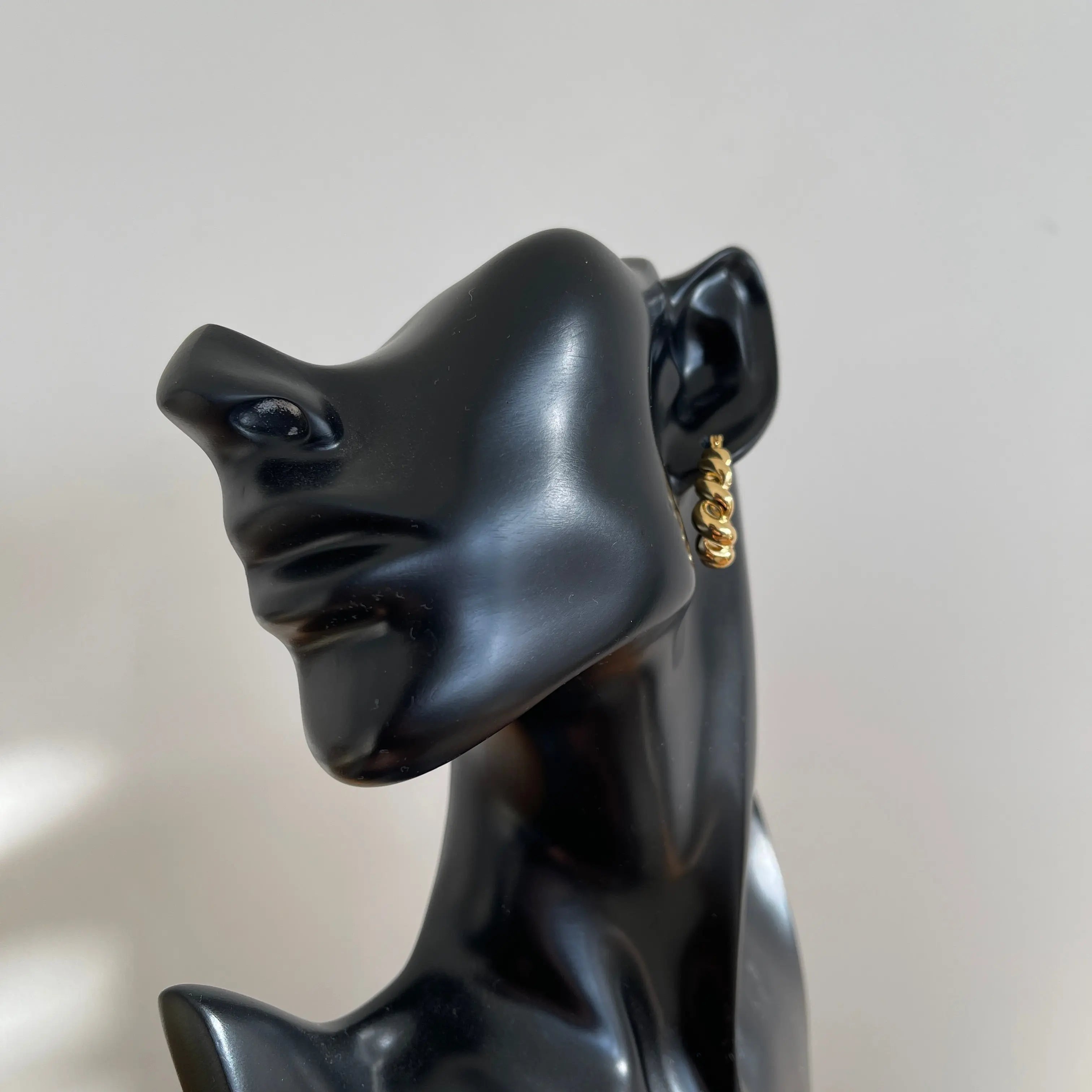 Gold Plated Statement Hoops Earrings - Elevate Your Look with Timeless Elegance