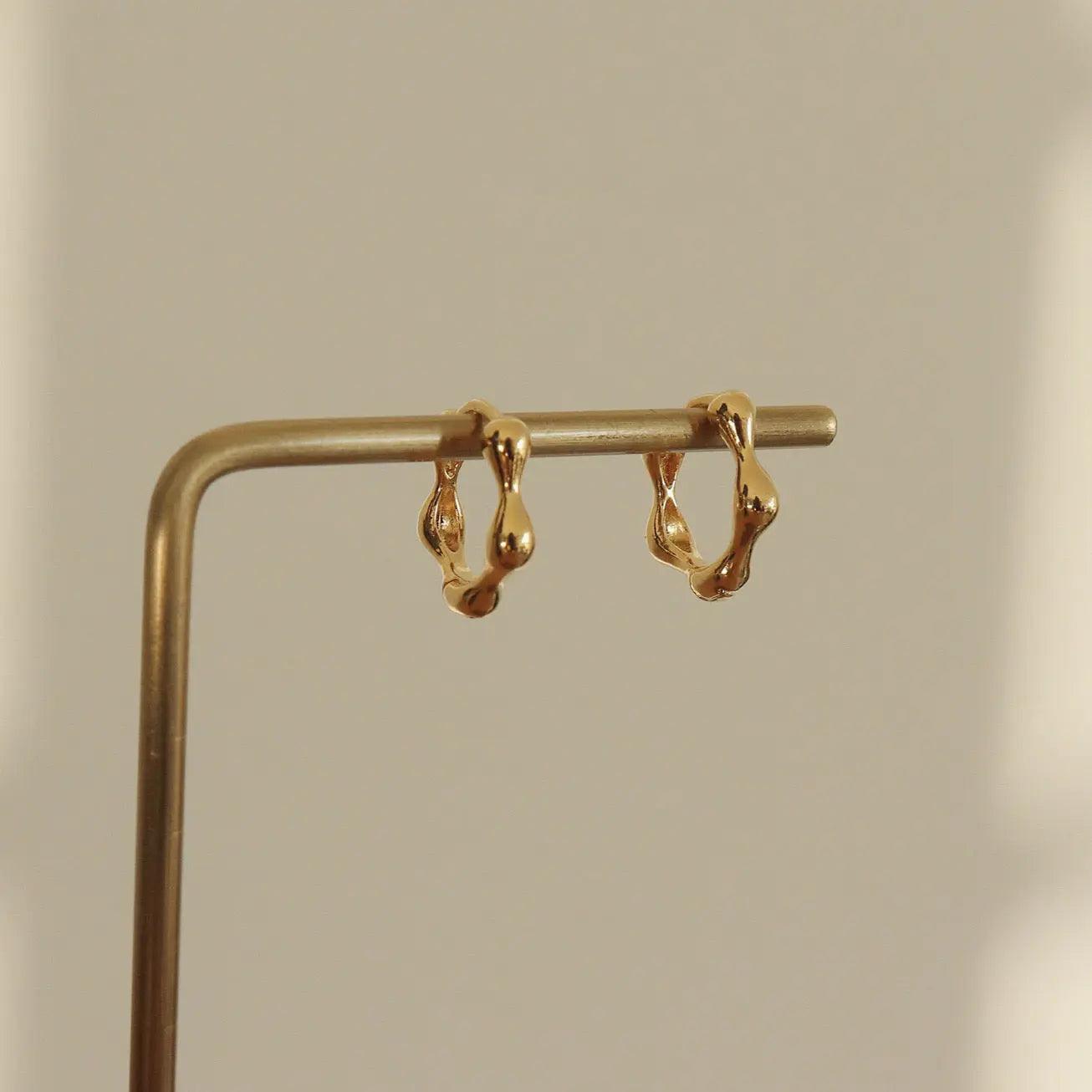Stylish and Water-Resistant Gold Plated earrings- Perfect timeless necessary for every occasion