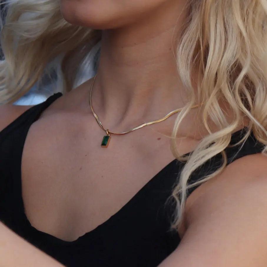 Stylish and Water-Resistant Gold Plated necklace- Perfect timeless necessary for every occasion