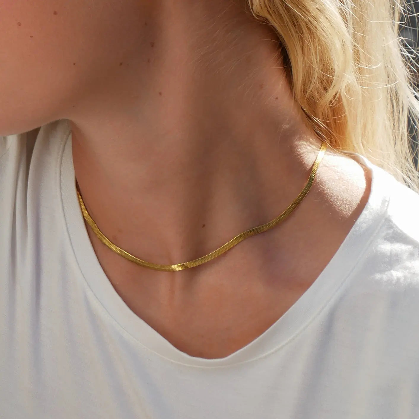 snake chain necklace chailata.com.au